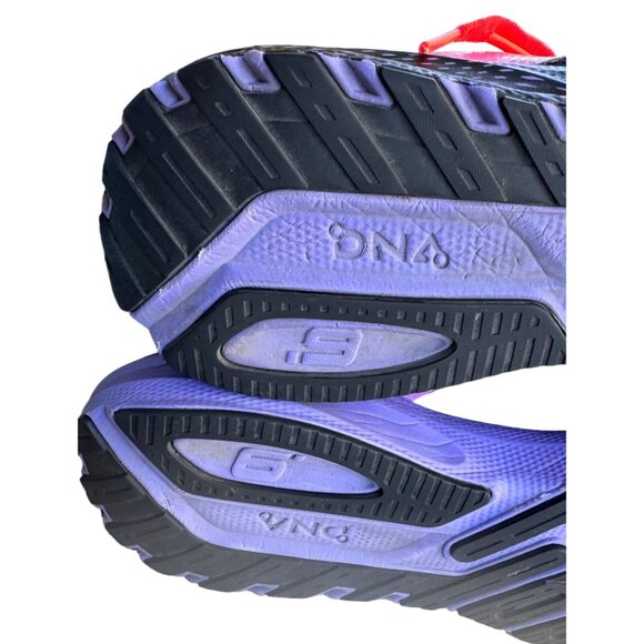 Brooks Launch GTS 9 Women’s 9 Black Purple Athletic Running Shoes - Picture 10 of 14